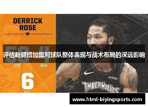 评估赵健博加盟对球队整体表现与战术布局的深远影响